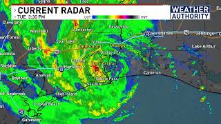 Tropical Storm Edouard Bringing Winds, Heavy Rain to Southeast Texas