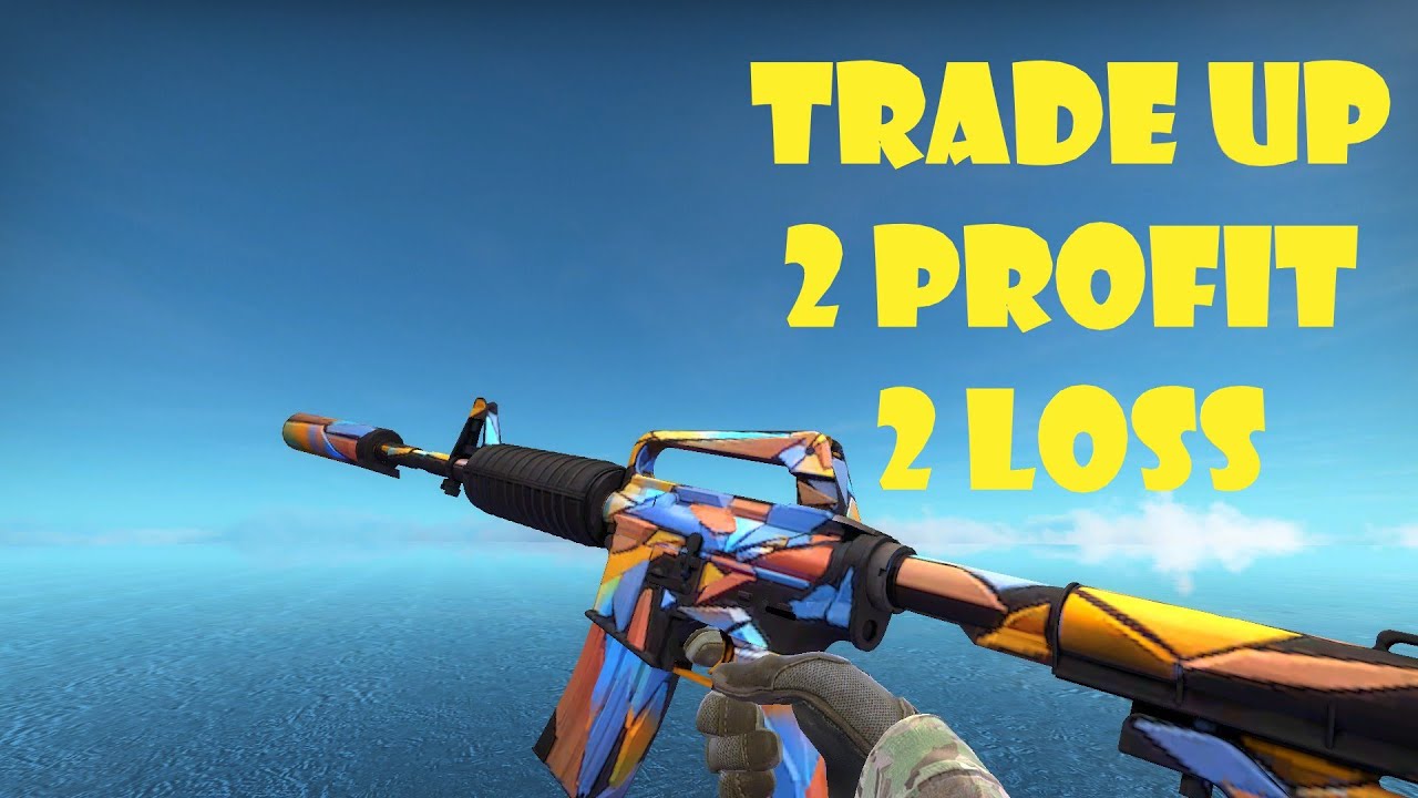 Trade Up with 2 Profit 2 Loss (M4A1S Leaded Glass (Minimal Wear) YouTube