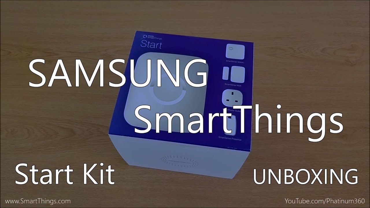 Samsung SmartThings Start Kit unboxing - YouTube