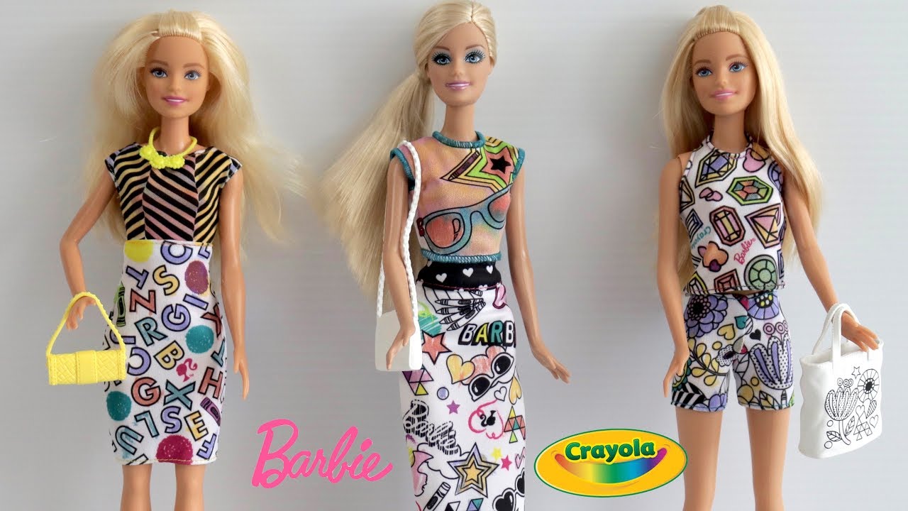 barbie crayola doll