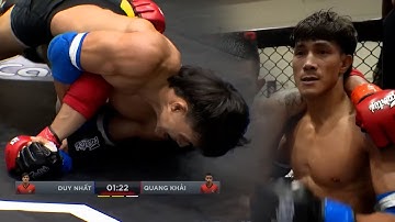 Nguyễn Trần Duy Nhất chào sàn đấu MMA bằng trận thắng knock-out mãn nhãn, đẳng cấp ĐỘC CÔ CẦU BẠI