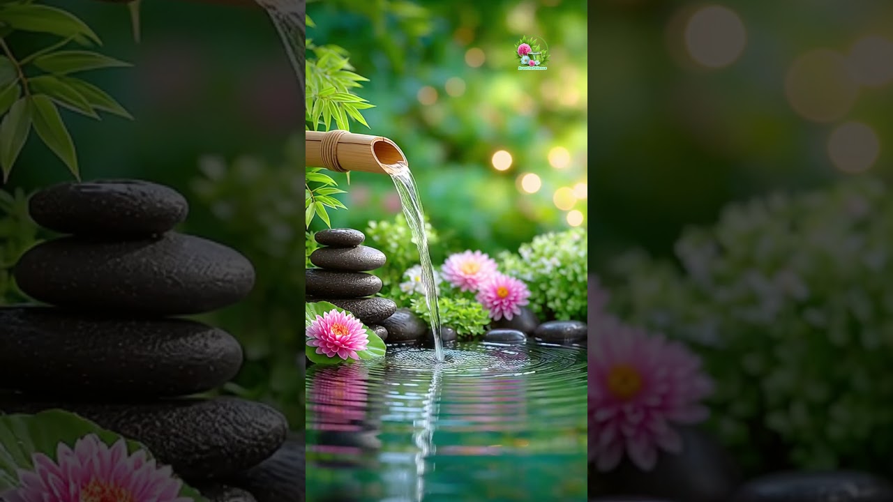 Gentle Piano Music with Water Sounds🌿Relaxing Music for Sleep, Stress Relief & Meditation