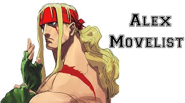 Street Fighter III: 3rd Strike - Alex Move List
