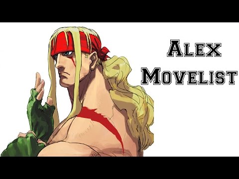 Street Fighter III: 3rd Strike - Alex Move List