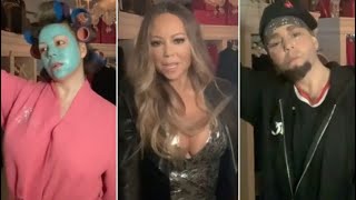 Mariah Carey @ last year's lockdown when all she did was wipe things down