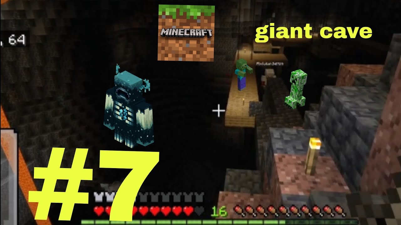 We found a giant cave | Minecraft survival series #7 | Yusuf #viral # ...