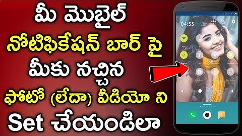Customize Your Status Bar With Photos! | Trick To Add Photo To Your Notification Bar