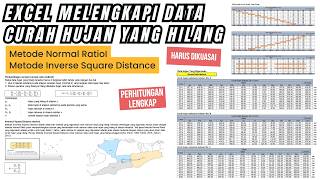 Melengkapi Data Curah Hujan Yang Hilang Metode Normal Ratio dan Metode Inverse Square Distance