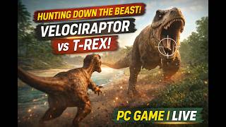 Trex vs velociraptor ☠️🔥 (Live ) gameplay #live #dinosimulator