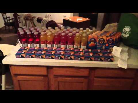 Kraft Catalina, vitamin water overage, & money maker macaro