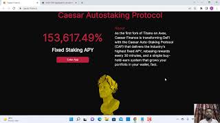 Earn passive income with Caesar rewards holders with automatic compounding interest screenshot 5