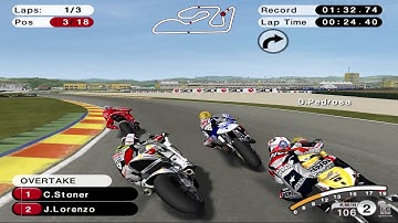 MotoGP 08 - PS2 Gameplay (4K60fps)