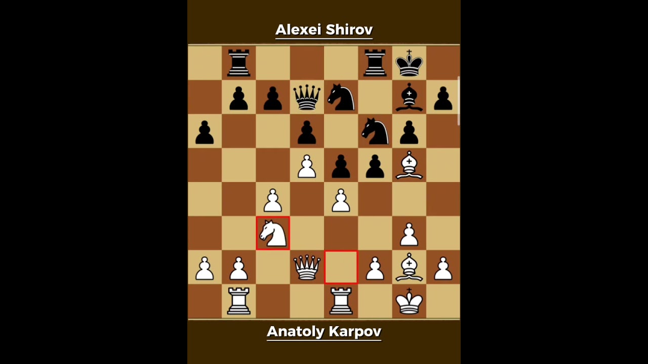 Anatoly Karpov vs Alexei Shirov ◉ Melody Amber, Monte Carlo-Monaco 1997 | Active Chess