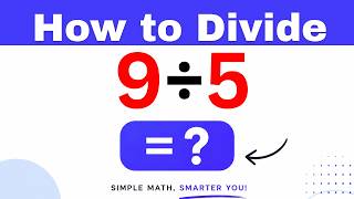 9÷5 Divide 9 by 5 (Long division Method)