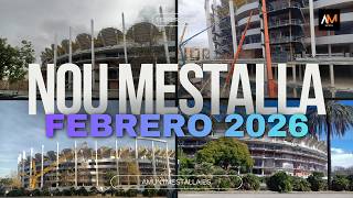 Así Avanzan Las Obras Del Nou Mestalla En Febrero De 2026 Resumen Mensual