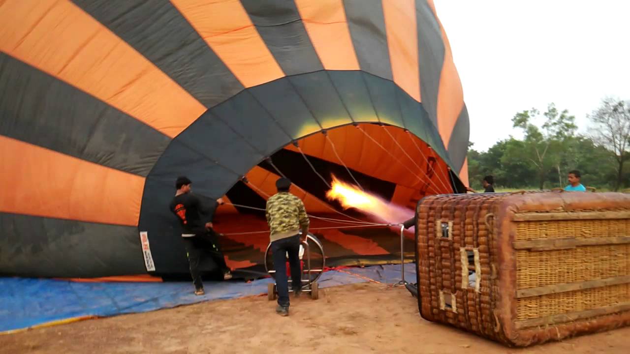 Setup of Hot Air Balloon in Goa YouTube