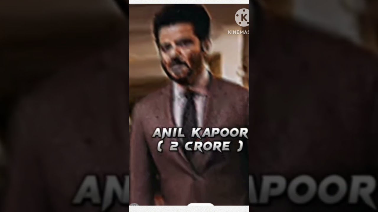 Top 5Animal movie character cast and salary🔥🔥shorts# youtubeshort 