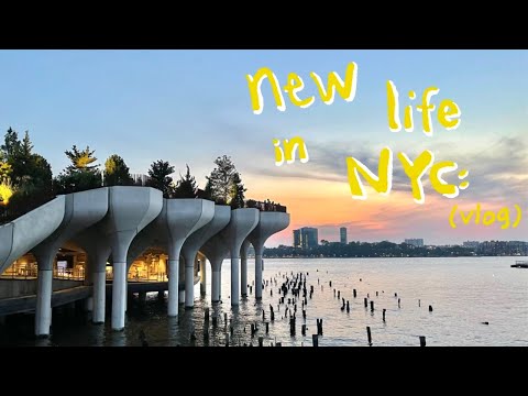 New Life in NYC | sunset at Little Island, dog grooming, eataly shopping, MoMA