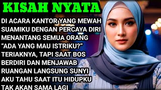 DI DEPAN REKAN KERJA SUAMIKU MENANTANG, JAWABAN BOSNYA MEMBUAT SEMUA ORANG TERDIAM