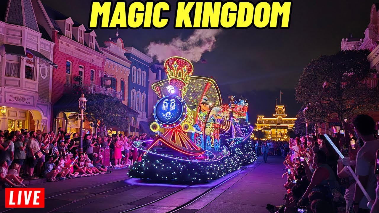 🔴Live Magic Kingdom Friday night, Starlight parade and Fireworks at Walt Disney World 3/6/2026
