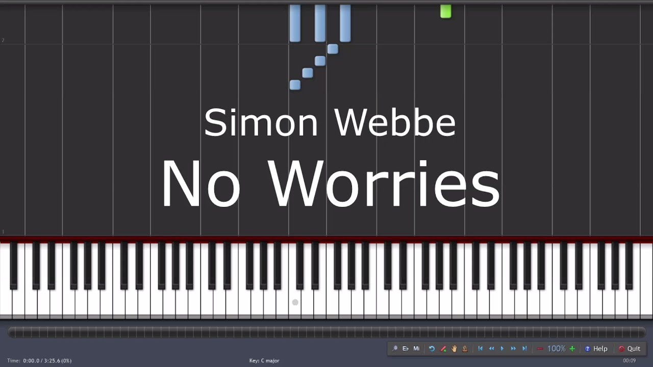 Simon Webbe - No Worries - Piano Tutorial
