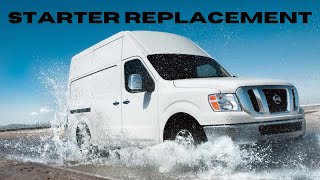 Nissan Nv2500 V8 Starter Replacement