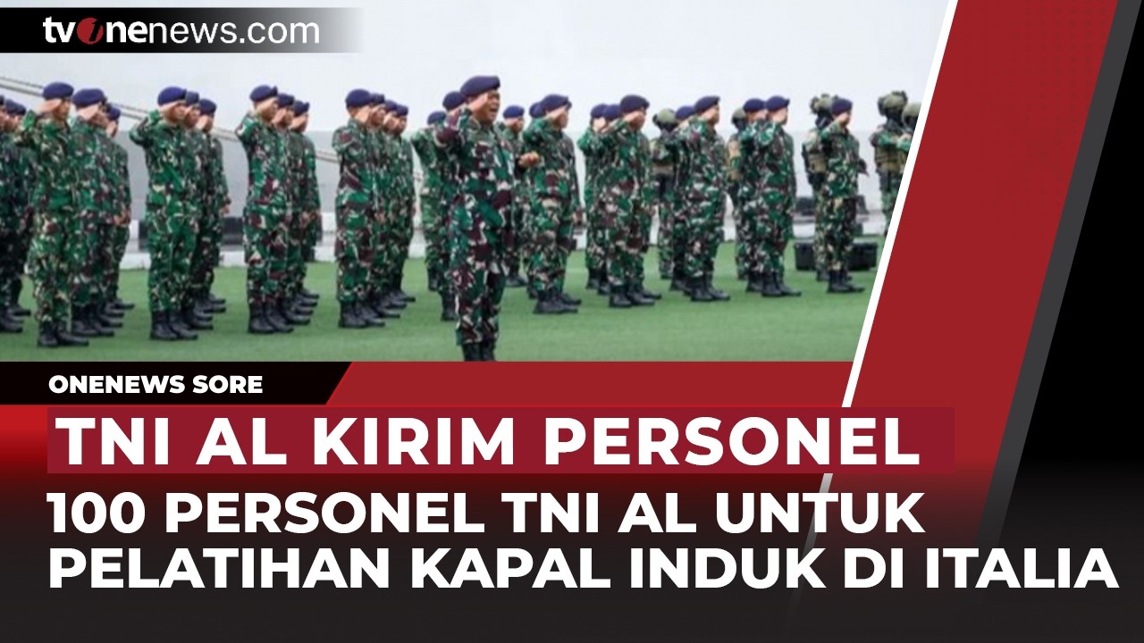 [LIVE]🔴 TNI AL Kirim Pasukan ke Italia, Jokowi Soroti Larangan Keluarga Ikut Pilpres | OneNews Sore