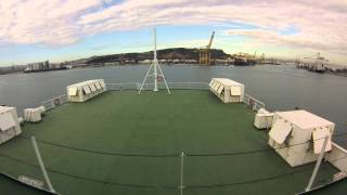 Entering Barcelona 2014/12/02 MV Galicia