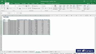 34  Using Custom sort to Sort Multiple Columns Within a Table Guide