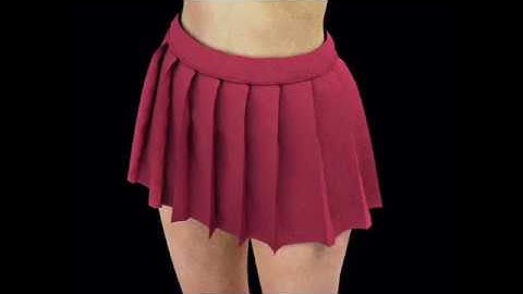 [Workflow #1] Constructing a pleated skirt in CLO3D