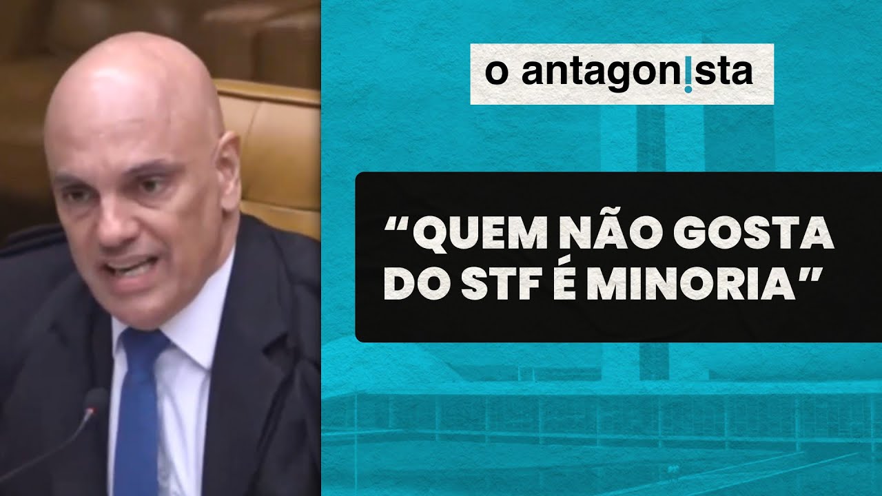 Alexandre de Moraes diz que quem não gosta do STF é minoria e extremista