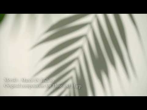 Meraki - Marco Di Todaro | Original Music for Flute \u0026 Harp #backgroundmusic #focusmusic #flutemusic