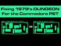 A Pre-Rogue-Like: Fixing 1979's DUNGEON for the Commodore PET