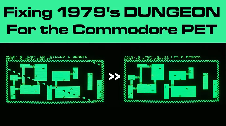 A Pre-Rogue-Like: Fixing 1979's DUNGEON for the Commodore PET
