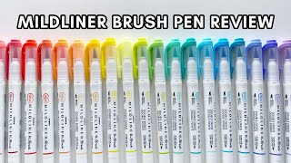 Zebra Mildliner Brush Pen Review - the paper kind