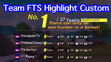 Team FTS Highlight Custom | Rules of Survival
