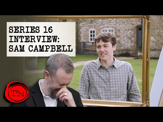 Alex Horne Interviews SAM CAMPBELL | Series 16 | Taskmaster class=