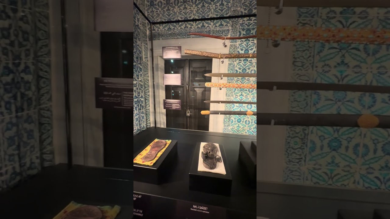 The Topkapi Palace Museum in Istanbul, Turkey, houses a revered collection of Islamic relics.