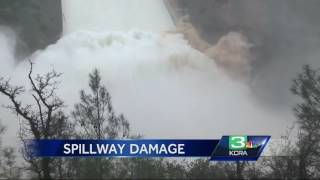 Officials work to repair Oroville Dam spillway