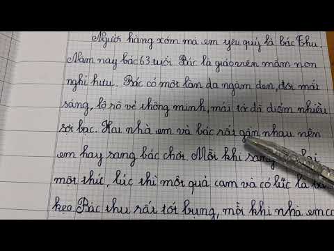 Video Tả người hàng xóm tốt bụng - youtube