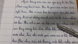 Tả người hàng xóm tốt bụng