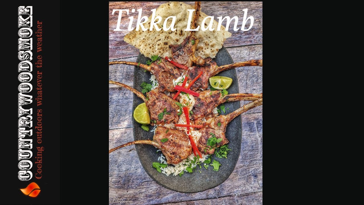 BBQ Tikka Lamb chops on Hellrazr Yama grill 