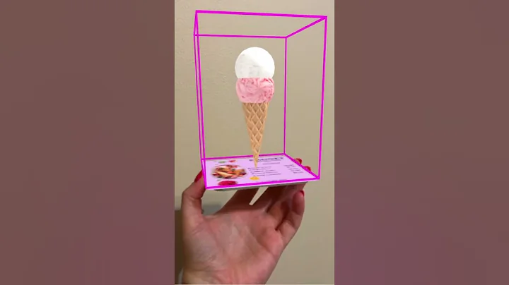 AR showcase or AR menu? 🤔 Designed by Stencil plugin on @MyWebAR #augmentedreality #metaverse  #ar