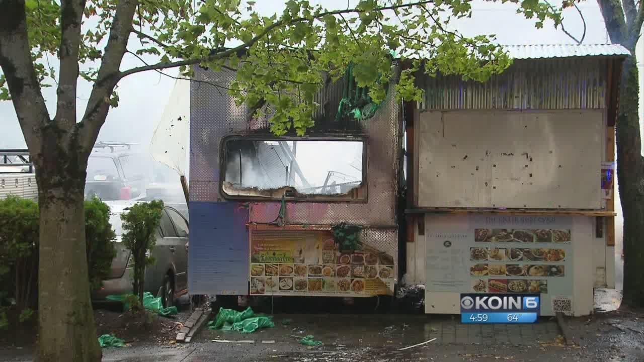Downtown food carts destroyed by fire, explosion YouTube