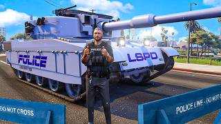 Shapeshifting Police Tank In Gta 5 Rp