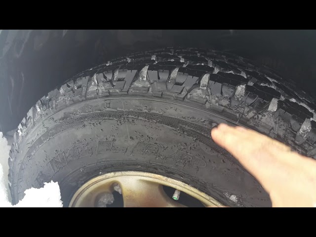 GoodYear Wrangler with Kevlar, tested in deep snow - YouTube