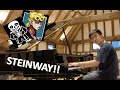 playing meme music on a $100,000 piano