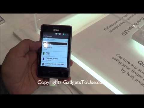 Lg Optimus F3 or L3 II Dual Hands Quick Review HD