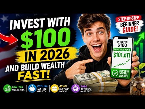 Thumbnail for How To Start Investing With Just $100 in 2026 (Beginner’s Guide USA)