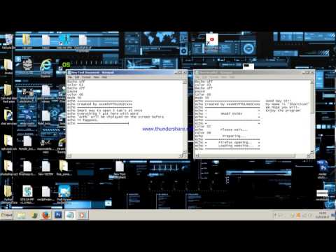 Notepad - Useful Browser .bat file you can create on your own EASY TUT BEGINNER